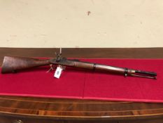 ( FAC REQUIRED) A PARKER HALE PERCUSSION ENFIELD PATTERN RIFLE CARBINE ( NVN) (ST NO........)