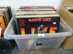 APPROX. 60 VINYL LP RECORDS TO INC. SOUL, BLUES, JAZZ, REGGAE, SONNY ROLLINS, JOHN LEE HOOKER,