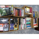 A LARGE COLLECTION OF BOOKS INC. REFERENCE WORKS, BIOGRAPHIES, NOVELS, ART ETC.