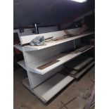 DOUBLE SIDED HEAVY DUTY INDUSTRIAL SHELVING.