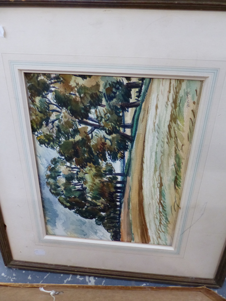 P.F. MILLARD (1902-1977). ARR. TREES IN KENT AUTUMN. SIGNED WATERCOLOUR, 28 x 35cms, TOGETHER WITH - Bild 3 aus 3