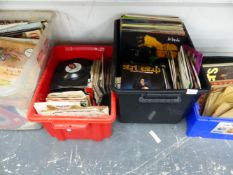 A COLLECTION OF RECORD ALBUMS, SINGLES ETC, TO INCLUDE BILL HAILEY, DIANA ROSS, FLEETWOOD MAC, MIAMI