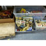 AN EXTENSIVE COLLECTION OF DAYS GONE AND OTHER DIE CAST BOXED ADVERTISING VEHICLES TOGETHER WITH