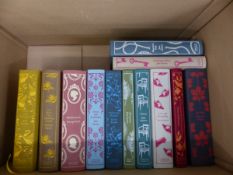 A COLLECTION OF TWELVE HARDBACK PENGUIN CLASSICS TO INCLUDE JANE AUSTEN, GEORGE ELLIOT, BRONTE,