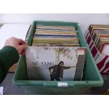 APPROX. 100 VINYL LP RECORDS INC SOME DOUBLES, ARTISTS INC. JONI MITCHELL, NEIL YOUNG, FRANK