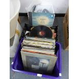A COLLECTION OF VARIOUS 78RPM RECORDS AND A SMALL QUANTITY OF VINYL LPS TO INCLUDE PETER SKELLERN,