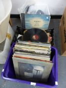 A COLLECTION OF VARIOUS 78RPM RECORDS AND A SMALL QUANTITY OF VINYL LPS TO INCLUDE PETER SKELLERN,