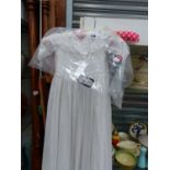 TWO VINTAGE CHRISTENING GOWNS.