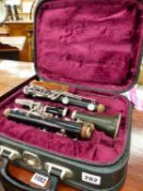 A LAFLEUR BOOSEY AND HAWKES CASED CLARINET.