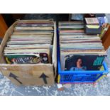 A QUANTITY OF VINYL RECORD ALBUMS TO INCLUDE JOHN MELLENCAMP, CARLY SIMON, IKE AND TINA TURNER,