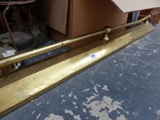 A BRASS FIRE FENDER.