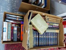 A LARGE COLLECTION OF VINTAGE AND LATER BOOKS, INC. ANTIQUES AND ART RELATED WORKS, BIOGRAPHIES ETC.