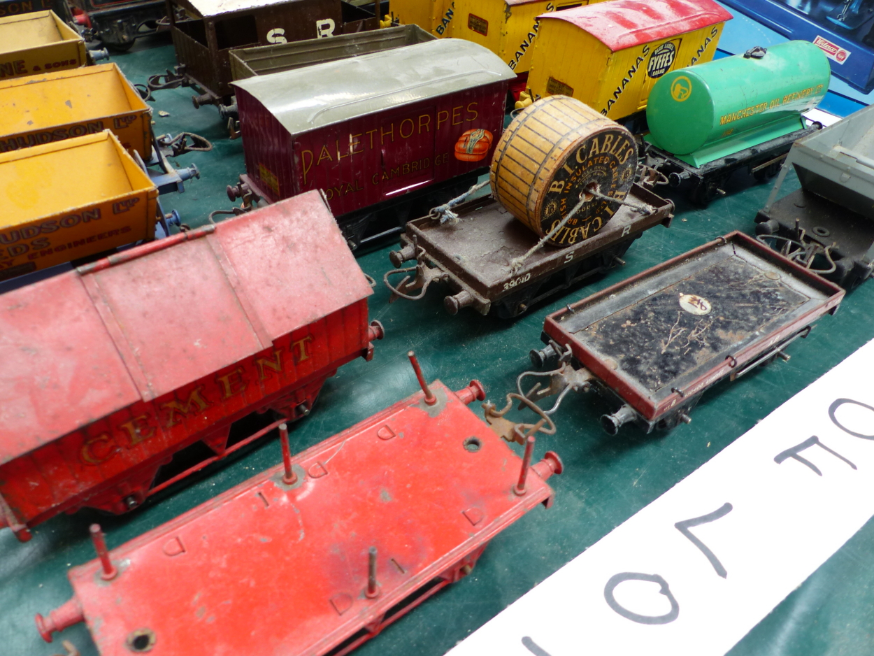 FORTY TWO HORNBY O GAUGE GOODS WAGONS, TENDERS AND TANKERS - Image 6 of 7