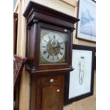 GEORGE BURGIS, LONDON, AN OAK LONG CASED CLOCK