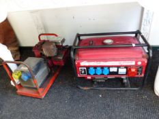 TWO PETROL GENERATORS.