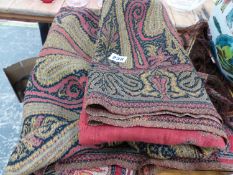 A PAISLEY THROW.