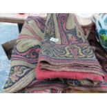 A PAISLEY THROW.