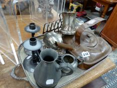 VARIOUS SILVER PLATED WARES ETC.