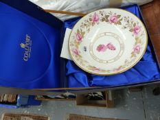 A COALPORT QUEEN ELIZABETH JUBILEE BOWL IN ORIGINAL BOX.