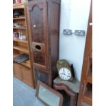 A FRENCH LONGCASE CLOCK.