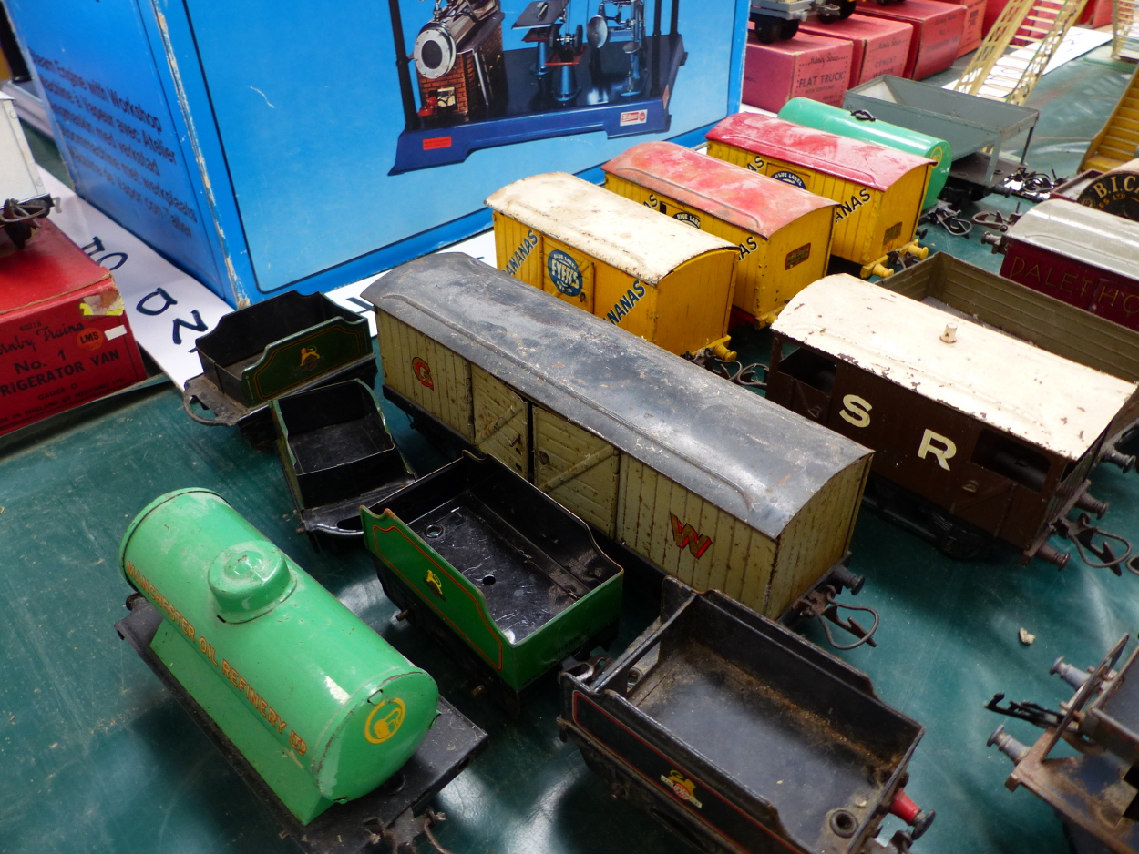FORTY TWO HORNBY O GAUGE GOODS WAGONS, TENDERS AND TANKERS - Image 5 of 7