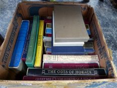 A QUANTITY OF FOLIO SOCIETY BOOKS.