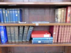 A COLLECTION OF BOOKS, TO INCLUDE OXFORD AND ITS HISTORY, DICKENS NOVELS, LORNA DOONE, ETC.