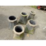 FIVE SMALL CHIMNEYS