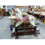 A DAPPLED GREY ROCKING HORSE, LTD EDIT. FOR 2000 212/500