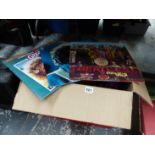 A COLLECTION OF RECORD ALBUMS TO INCLUDE THE BEATLES, BOB DYLAN, SHAKIN STEVENS, THE POLICE, ROXY