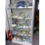 A COLLECTION OF CERAMIC LIDS