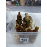 A QUANTITY OF ORIENTAL STYLE FIGURINES.