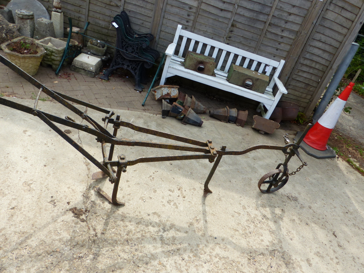 A VINTAGE PLOUGH