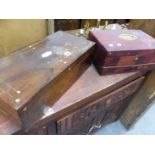 TWO VICTORIAN WRITING BOXES