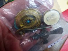 ANTIQUE AND VINTAGE PENDANTS, STICK PIN ETC.