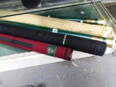 HARDY, ORVIS, SPORTFISH AND TWO R L WINSTON CASED FISHING RODS