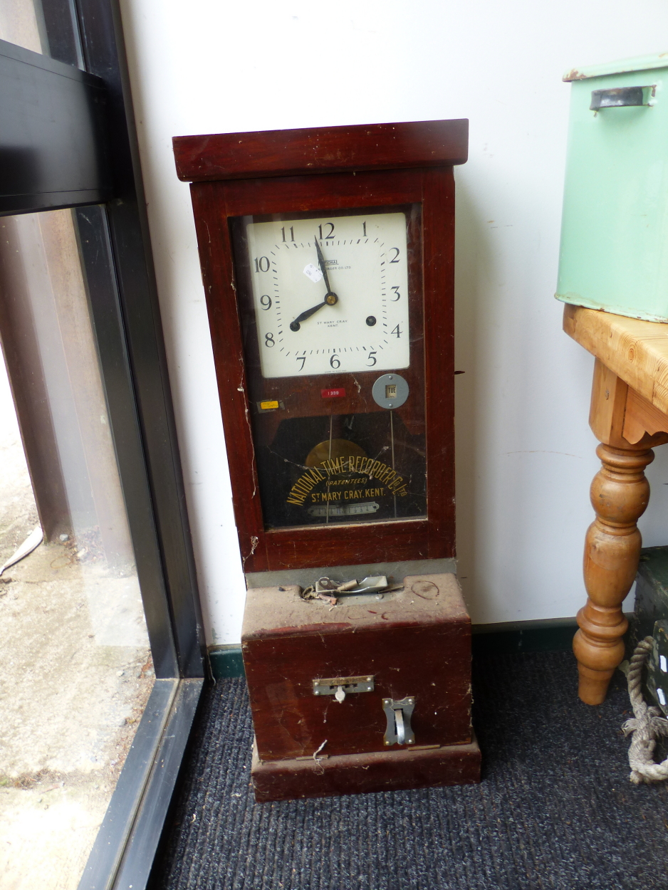 A NATIONAL TIME RECORDER Co. Ltd. CLOCKING IN CLOCK