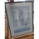 A FRAMED LIMITED EDITION COLOUR PRINT OF TIM HENMAN, TOGETHER WITH ANOTHER WITH ANOTHER ENTITLED '