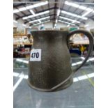 AN ARTS AND CRAFTS PEWTER TANKARD BY "CIVIC"