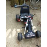 A GO KART PEDAL CAR