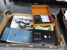 A COLLECTION OF CAR RELATED EPHEMERA TO INCLUDE PHOTOGRAPHS TOEGTHER WITH A MICRANTA RANGE DOUBLER