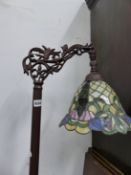 AN ART NOUVEAU STYLE STANDARD LAMP