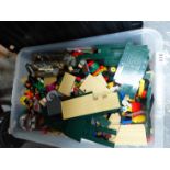 A BOX OF LEGO.