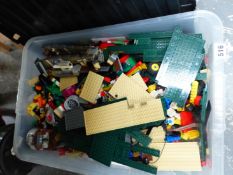 A BOX OF LEGO.