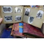 A QUANTITY OF PHOTO ALBUMS INCLUDING SOME MILITARY SUBJECTS