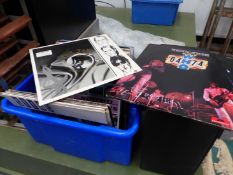 A QUANTITY OF VINTAGE RECORD ALBUMS INC. THE WHO , STING, SIMPLE MINDS, STEVE WINWOOD, ROLLING