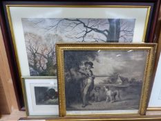 VARIOUS ORNITHOLOGICAL PRINTS AFTER ARCHIBALD THORBURN. TOGETHER WITH ANTIQUE AND LATER SPORTING
