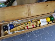 A CROQUET SET