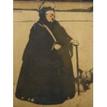 SIR WILLIAM NICHOLSON (1872 - 1949) QUEEN VICTORIA PRINT 24 x 19cm