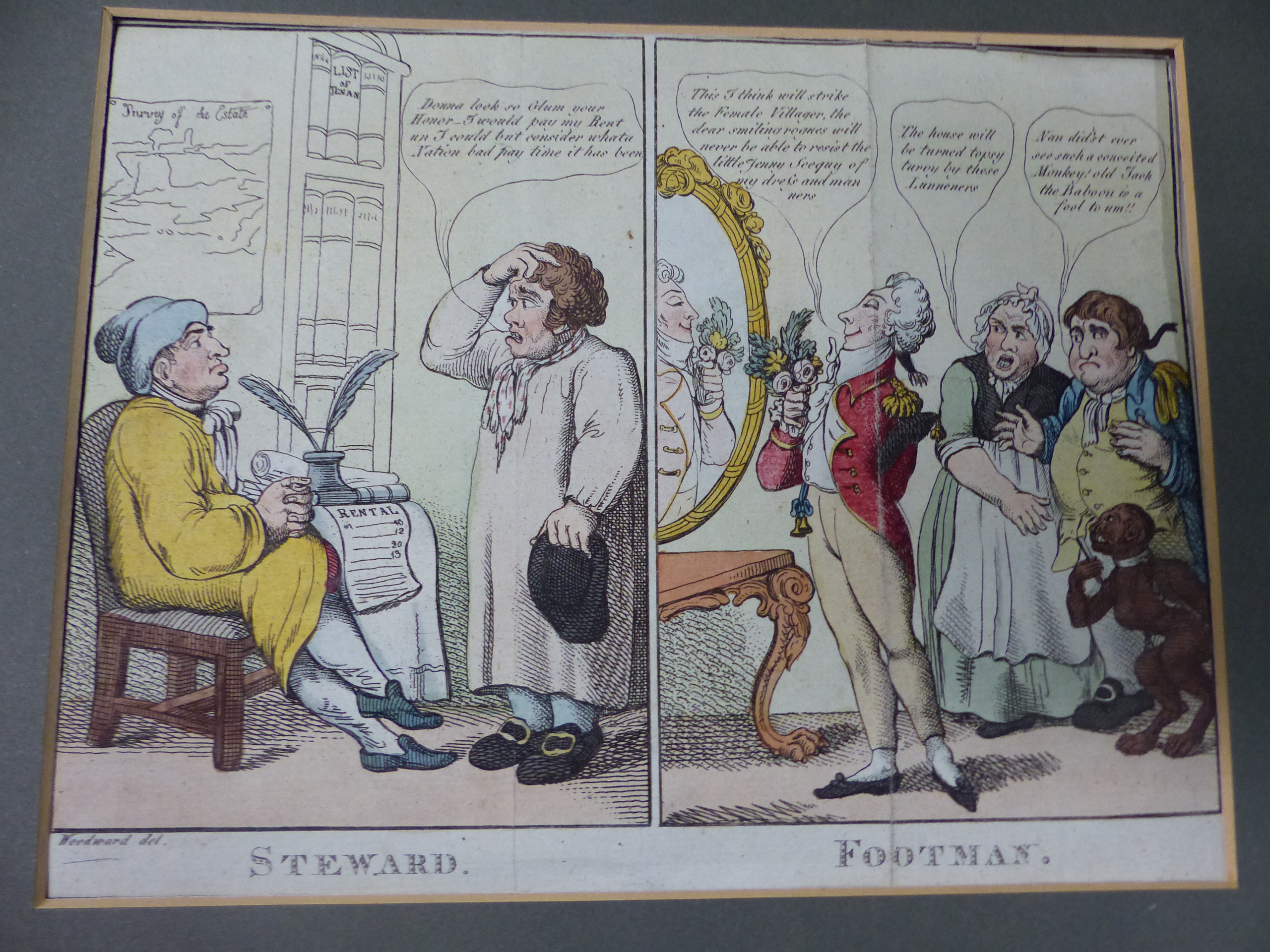 A SMALL COLLECTION OF ANTIQUE AND LATER CARICATURE PRINTS, INCLUDING DR SYNTAX AFTER ROWLANDSON AND - Image 14 of 16